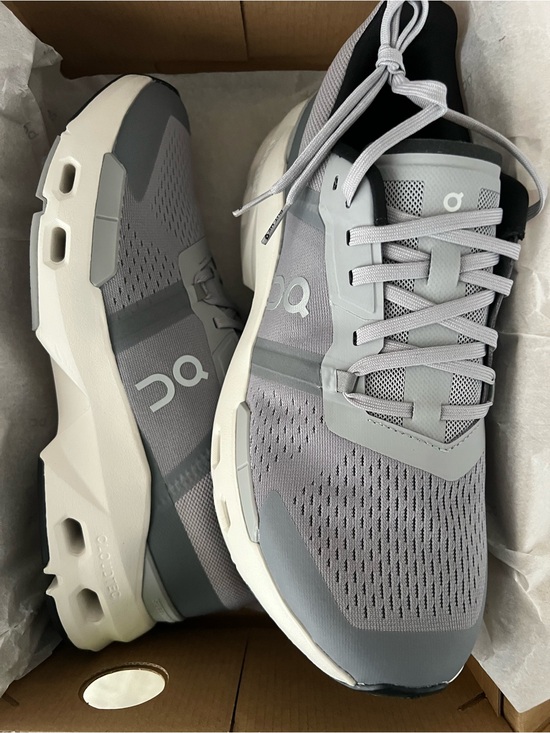 On Cloud Running Cloudnova Men’s Athletic Shoes - Light Gray & White main image 5